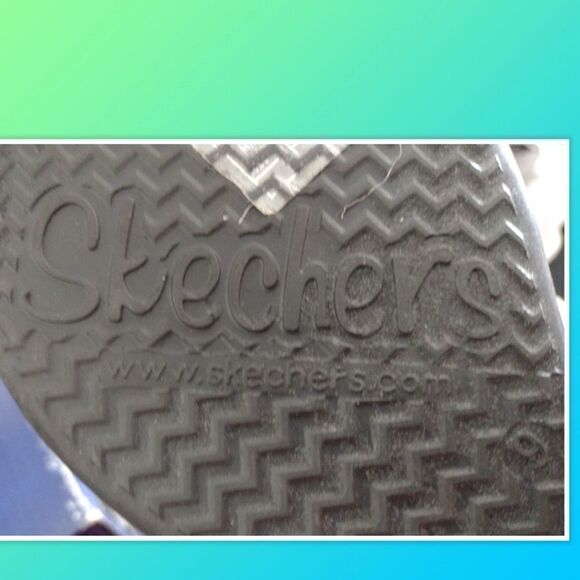 Skechers Womens Black Wedge Heel Slingback Open Toe Slip On Sandals Size 9 - Picture 5 of 5